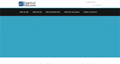 Desktop Screenshot of empiricaleducation.com